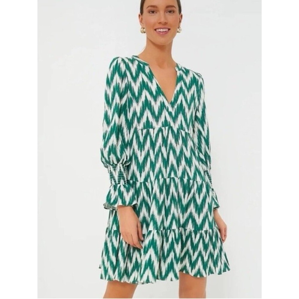 Pomander Place Kenzo Chevron Mini Dress Size S